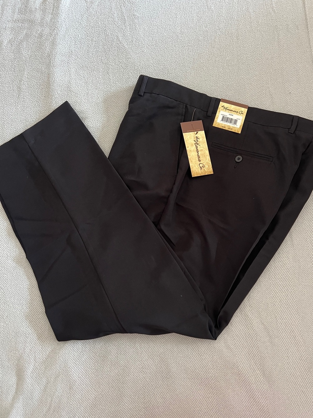 NWT Havanera Men's Black Dress Pants
